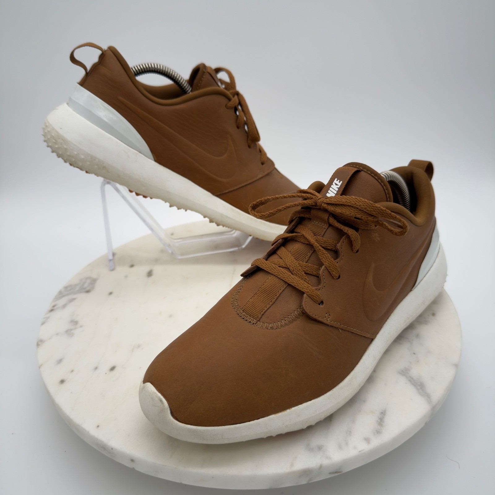 Mens 9 Ale Brown Spikeless Leather Aa1838 200 Sneaker