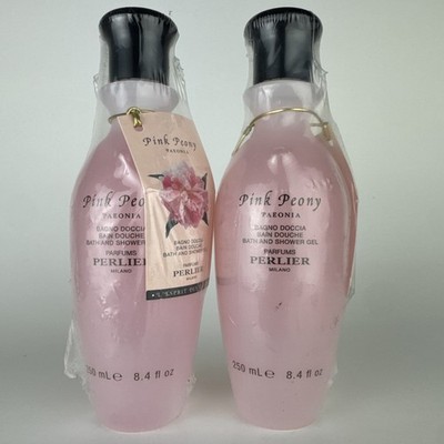2 Pack Perlier Pink Peony Bath and Shower Gel 8.4 oz Each Sealed