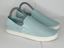 OluKai Pehuea Slip On Convertible Sneakers Teal Blue Women's Size 7.5