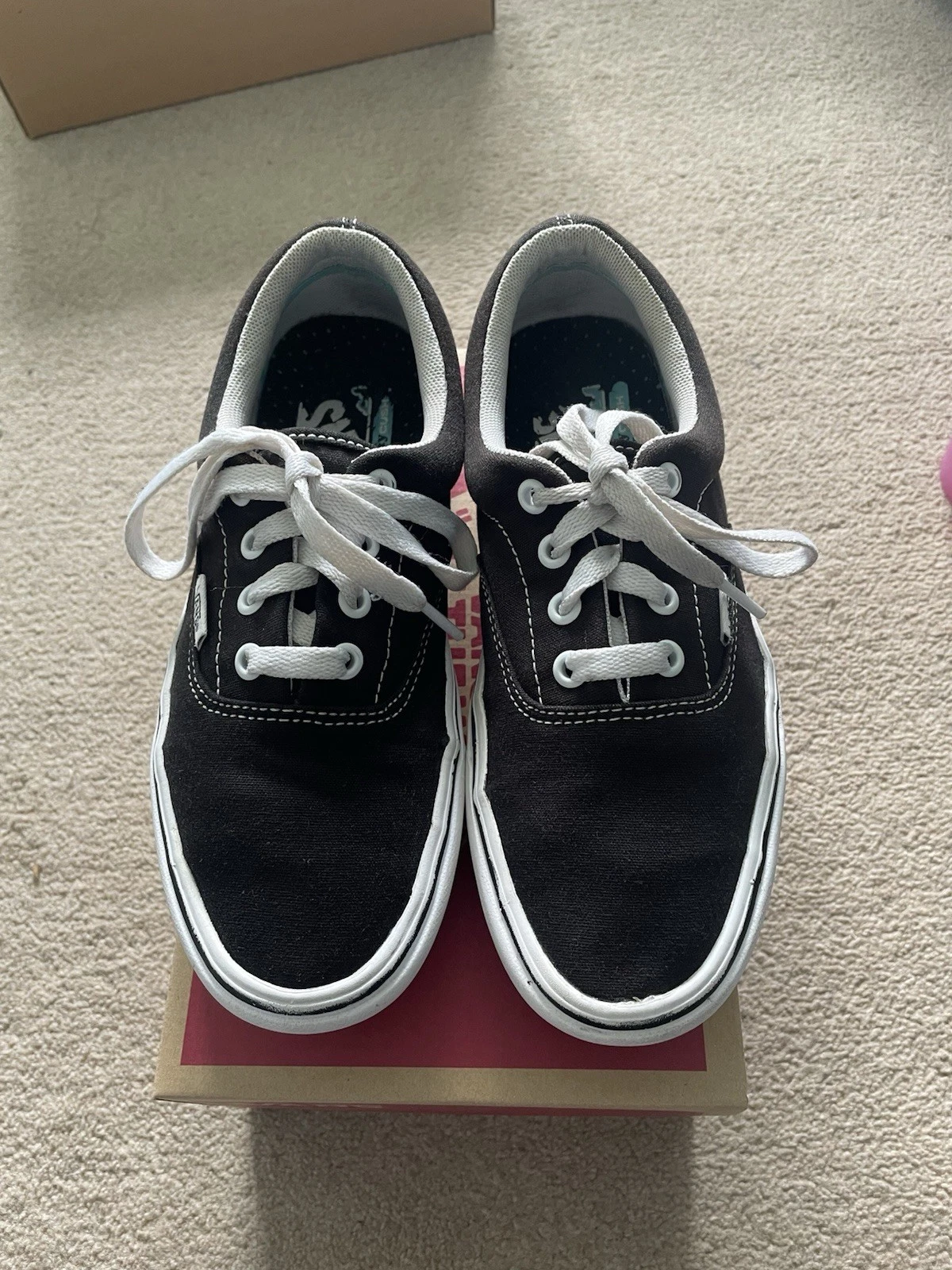 VANS comfycush epoca nero bianco vero (classico) taglia UK 4