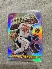 Topps Titans of the Game 2026 TOG-4 Gunnar Henderson Insert Orioles MLB Card