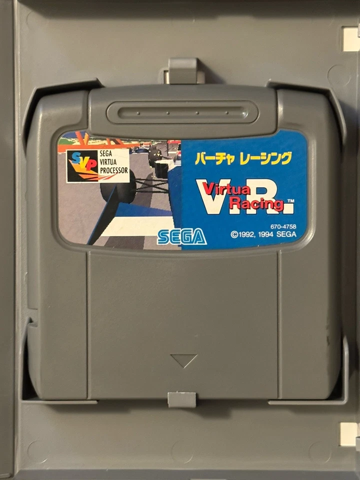 Virtua Racing SEGA MegaDrive NTSC-J JAP Import CIB LIKE new! Tested Working - Immagine 4 di 4