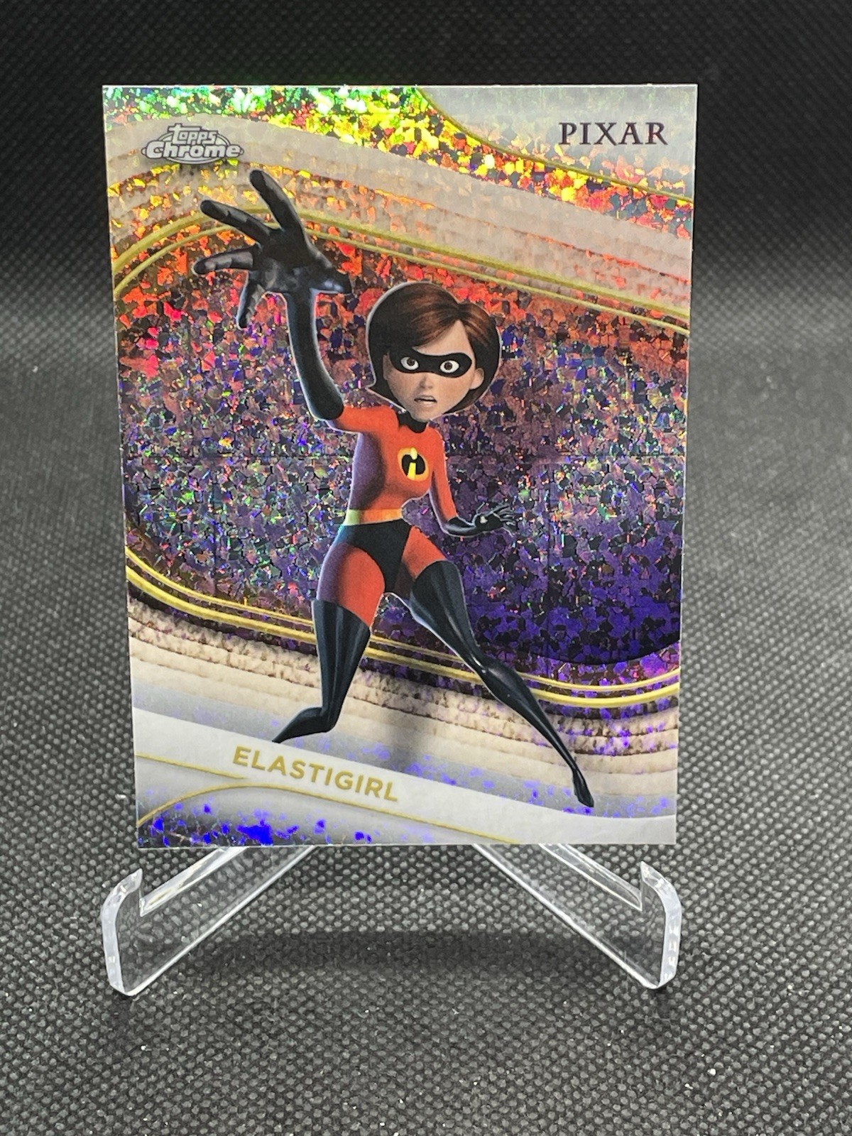 Elastigirl #149 2025 Topps Chrome Disney Mini Diamond Refractor