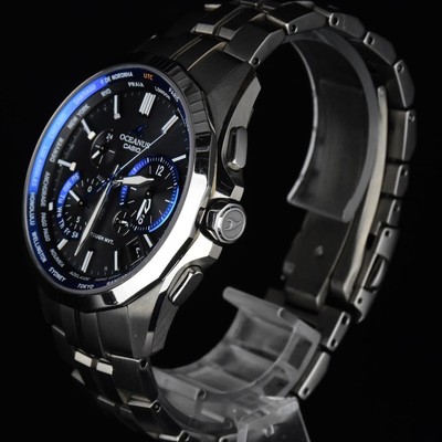 CASIO Oceanus Manta OCW-S2400-1AJF Solar Powered Radio Men display picture 1