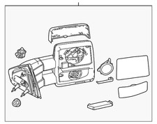 Genuine Ford Trailer Tow Mirrors Power BL3Z-17683-DA