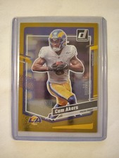 Cam Akers 2023 Donruss Football Press Proof Gold /50 #164 Rams 