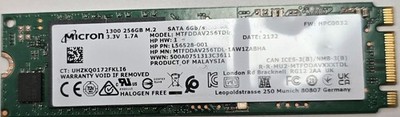 SSD m.2 intern Sata 256GB M.2 ausgebaut  verschiedene Markenhersteller Neuwertig