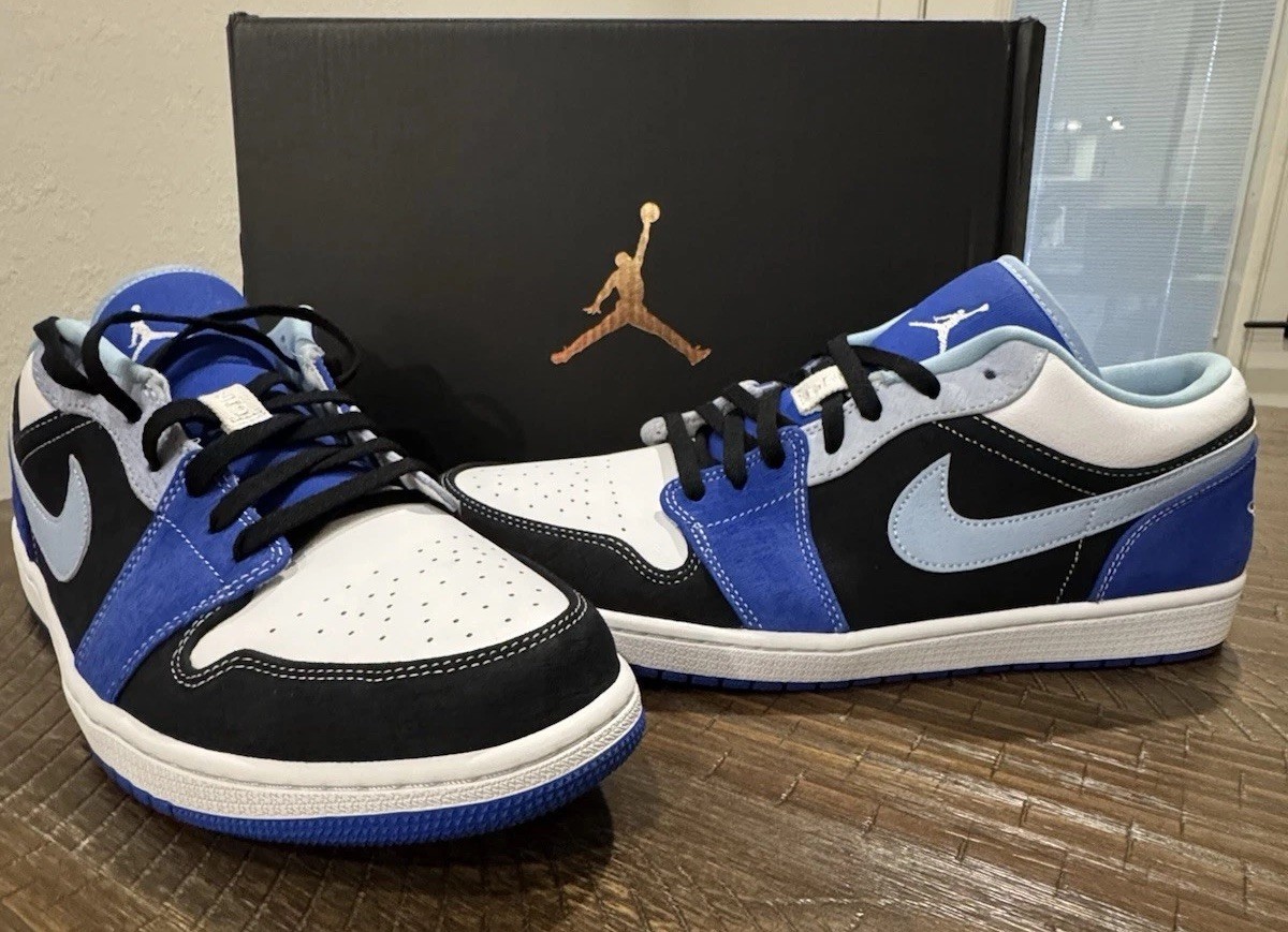 jordan 1 low racer blue white