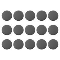 15 Stk. MetallknöPfe 20Mm Flach FüR Kleidung, Diy, Gunmetal
