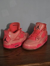 Nike Air Jordan 4 Retro NRG Hot Punch AQ9128-600 Womens Size 8 - AUTHENTICATED