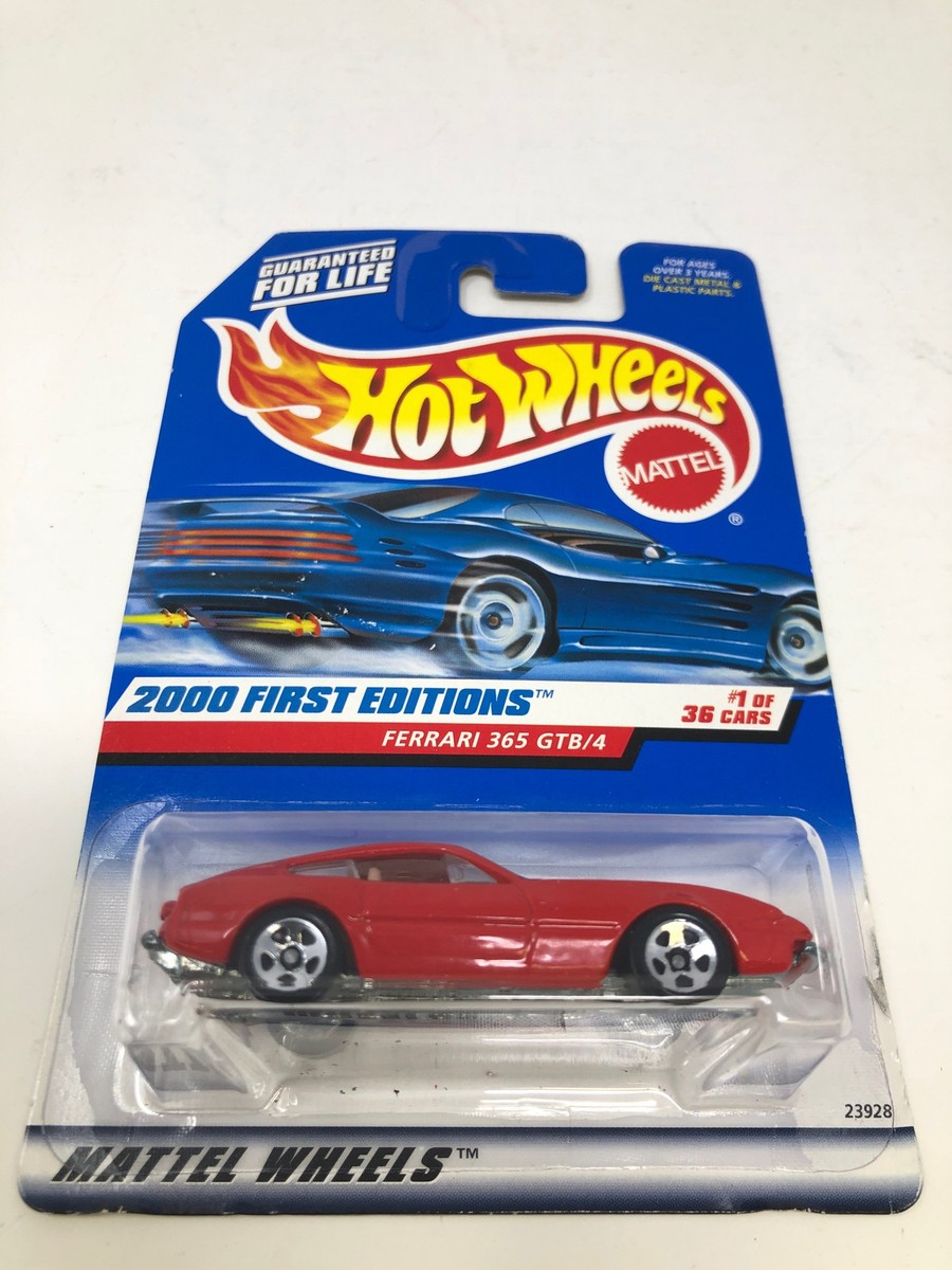 1999 Hot Wheels 2000 First Editions 1 of 36 Ferrari 365 Gtb