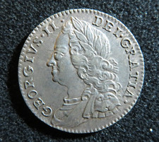 GB George II Silver Sixpence 1758