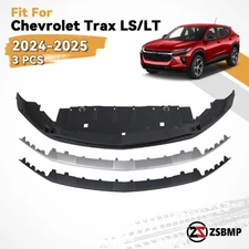 For 2024-2025 Chevrolet Trax LS/LT Front Bumper Lower Fascia Kit Set