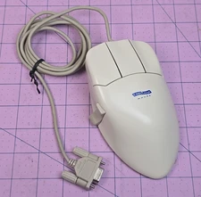 Retro Contour Design WHITE Large Mouse Serial port L-38