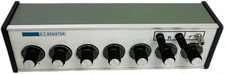 DC Resistor DC Decade Resistance Box with 7 Dials 1111111.0Ω Step 0.1Ω
