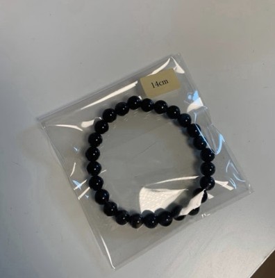 Cheongho Anseok Bracelet Blue Tiger Eye Natural Stone Lucky Rosary Meditation He