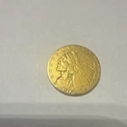 1912 Indian Head Quarter Eagle $2.50 Gold Coin Pre-1933 US Uncertified