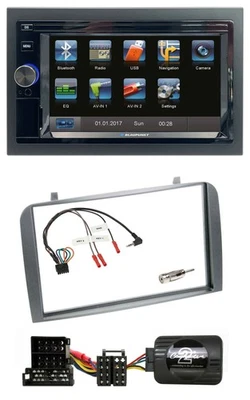 Blaupunkt SD Bluetooth 2DIN MP3 USB Lenkrad Autoradio für Alfa Romeo GT 147 2000 - Bild 1 von 4