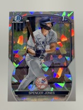 2023 Bowman Chrome Spencer Jones Atomic Refractor Rookie RC #BCP-139 NY Yankees