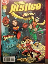 YOUNG JUSTICE 1-55 DC COMIC SET COMPLETE DAVID NAUCK STUCKER ROBIN 1998 VF/NM