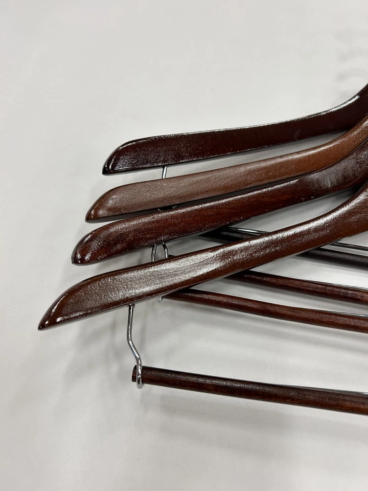 Polo Ralph Lauren Madera Madera Traje Chaqueta Pantalones Blazer Percha - (Lote de 4) - Foto 3 de 4