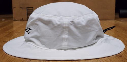 Titleist Breezer White Adult Bucket Brim Golf Hat Sun Protective Cap Adjustable - Picture 4 of 9
