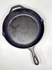 Large Lodge 10SK 12” Cast Iron Skillet 2 Spout Model Made in USA Vintage 10 SK