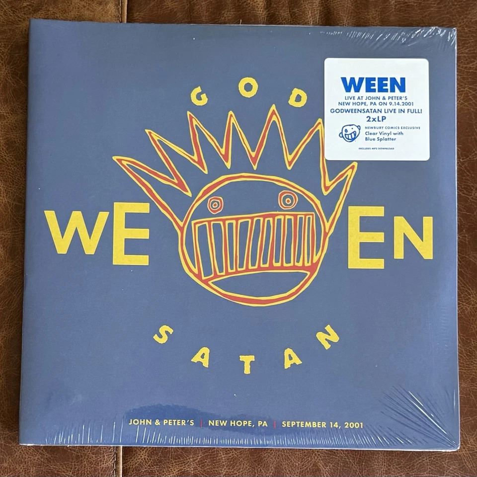 Ween ~ GodWeenSatan Live - [Clear w/ Blue Splatter Vinyl, Ltd /600] 2xLP Foto 2 de 4