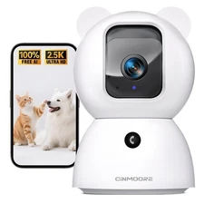 2.5K Security Camera Indoor, Non-Subscription AI Person/Pet/Cry Detection, 4M...