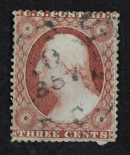 CKStamps: US Stamps Collection Scott#25 3c Washington Used