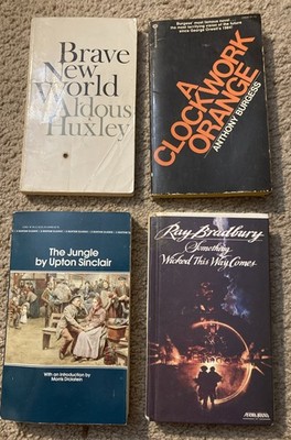 Dystopian Novels - Jungle, Brave New World/Clockwork Orange/Something