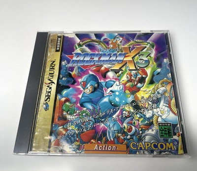 ROCKMAN X3 Megaman Sega Saturn CAPCOM 1995 Tested