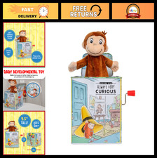 Musical Jack-in-The-Box Toy for Babies - Kids Curious George Plush Fun