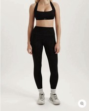 SET active High-Waist Black Leggings Size XS