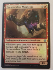 1x Dreamstalker Manticore FOIL Theros Beyond Death MTG Magic the Gathering NM