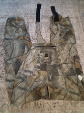 Vintage 90s Liberty Overalls Camo Hunting Outdoor Realtree Bibs Size 38 Regular