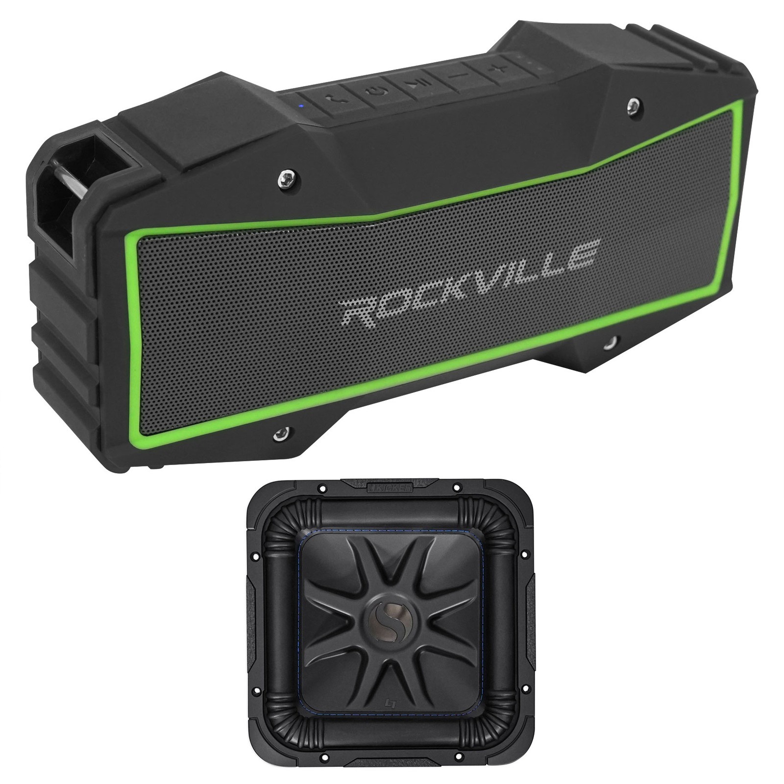 Автомобильный сабвуфер Kicker L7S104 10 мощностью 1200 Вт Solobaric L7S Бесплатный динамик Bluetooth 40990₽