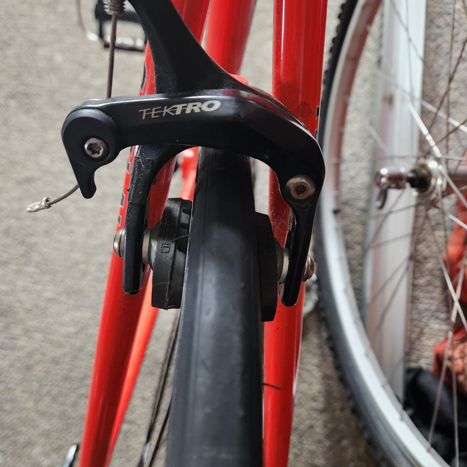 Motobecane Mirage - 54cm 24 Speed Orange/ Carbon Fork - Road Bike - Pre-owned 