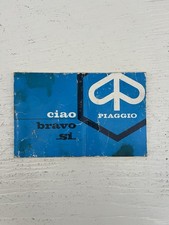 Libretto Uso E Manutenzione Ciao Bravo SI PIAGGIO