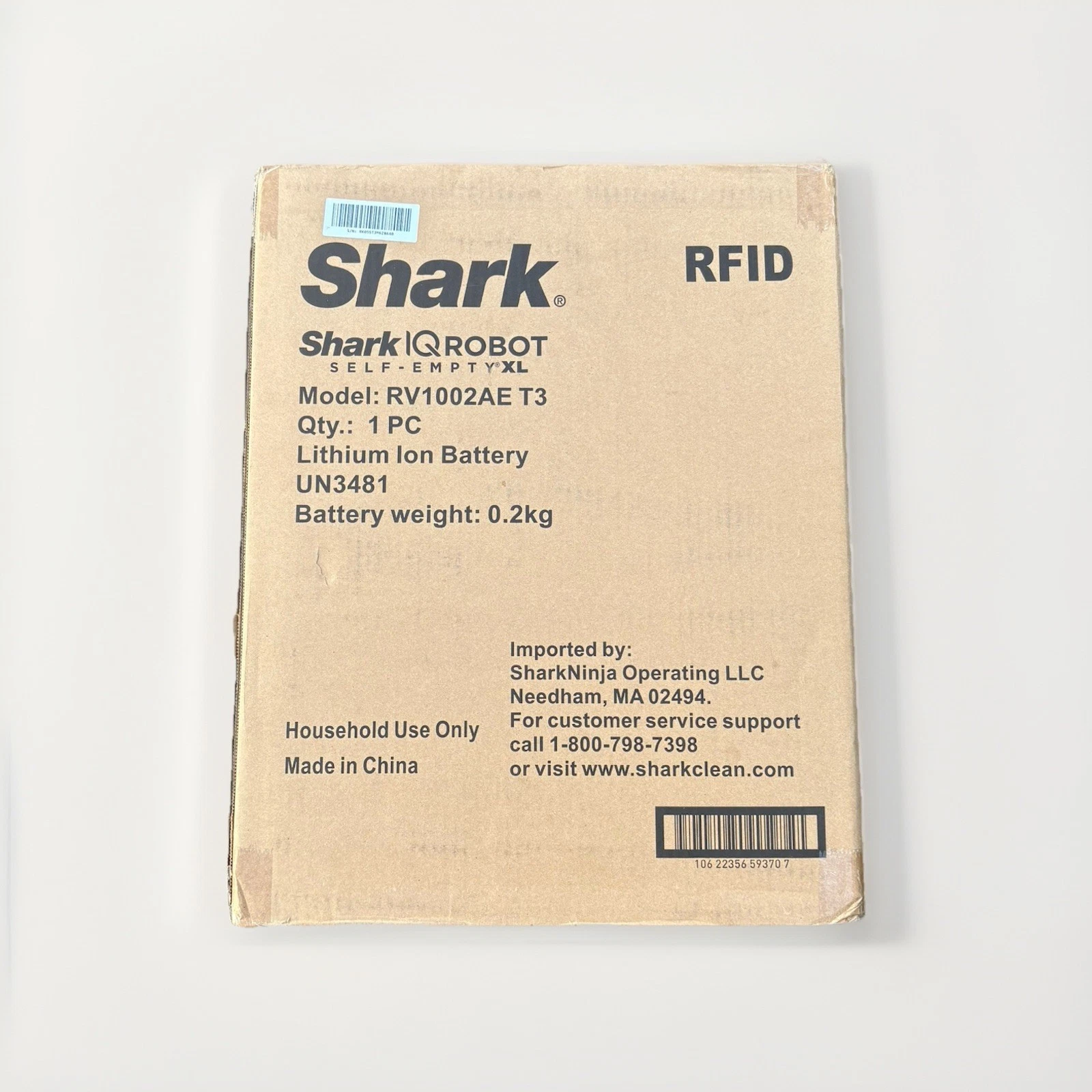 Shark IQ Rv1002AE T3 IQ Robot Vacuum New Sealed