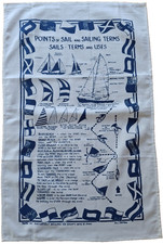 Points of Sail Galley Cloth Tea Towel - LAST FEW