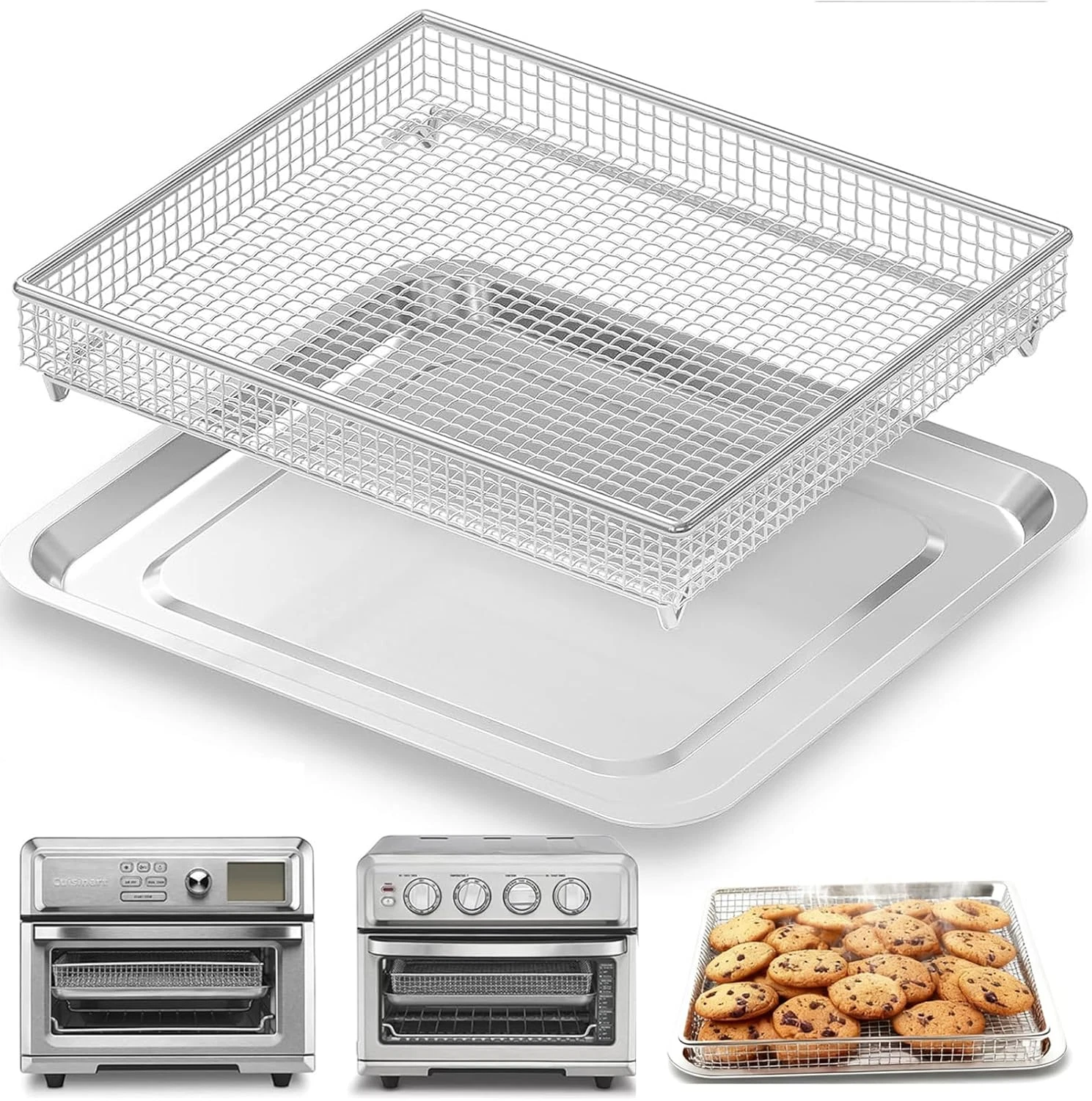 Cuisinart TOA-60/65/70 Air Fryer Tray Replacement Stainless Steel
Opens in a new window or tab