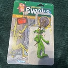 Vintage 1985 Kenner Star Wars Ewoks Cartoon - Dulok Shaman with Coin