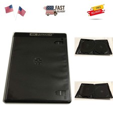 Black 4K UHD Replacement Case for 6 Discs - Compact  Reliable