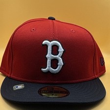 New Era 59FIFTY Boston Red Sox MLB Fitted Cap Hat Size 7 3/8 Red/Blue