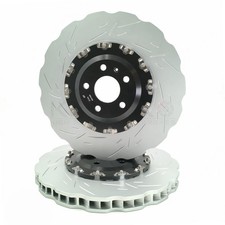 FÜR AUDI RS6 C7 RS7 4G ZWEITEILIGE SCHWIMMENDE BREMSSCHEIBEN VORNE PAAR 390mm X 36mm