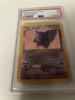 Gengar 5/62 Fossil Holo for sale online | eBay