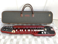 SUZUKI RAN Electric Taishogoto Japanese String Instrument w/ Hard Case Red