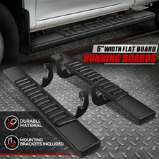 For 07-18 Silverado Sierra 1500 Regular Cab 6" Side Step Nerf Bar Running Board