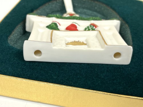 WEDGWOOD Porcelana 2003 Nuestro Nuevo Hogar Adorno de Navidad Chimenea Nuevo en Caja - Imagen 8 de 11